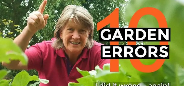 gardening mistakes and how to avoid them