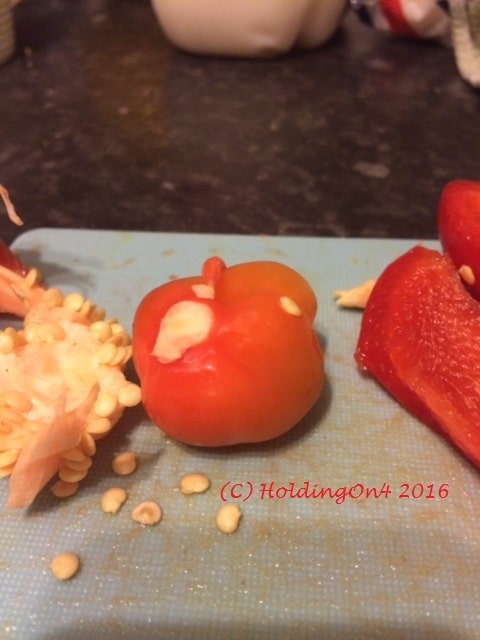 pepper grown inside bell pepper