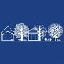 The Byther Farm logo in white on a blue background