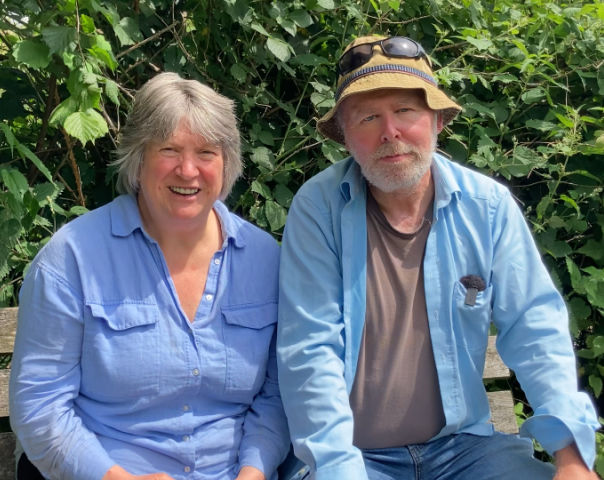 Liz and Mr J at Byther Farm in June 2026
